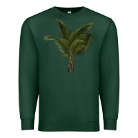 Sports Green palm tree Premium Sweatshirt - LillyAllenDesigns