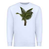 White palm tree Premium Sweatshirt - LillyAllenDesigns
