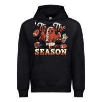 Black tis the season football halloween Urban Hoodie - CowGirlArtShop