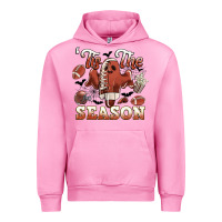 Fuchsia Pink tis the season football halloween Urban Hoodie - CowGirlArtShop
