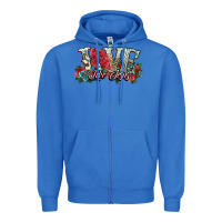 True Royal love like jesus roses Zipper Hoodie - NancyCooperArtShop