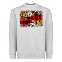 Heather Grey christmas background Heavyweight Sweatshirt - JahusDesignShop