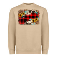 Mushroom christmas background Heavyweight Sweatshirt - JahusDesignShop
