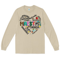 Mushroom retro maestra word Long Sleeve Tee - JahusDesignShop
