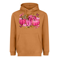 Meerkat breast cancer awareness pink pumpkins Heavyweight Hoodie - LillyAllenDesigns