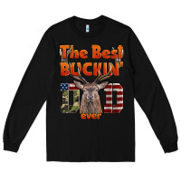 Black The Best Bucking Dad Ever Long Sleeve Tee - LillyAllenDesigns