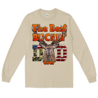 Mushroom The Best Bucking Dad Ever Long Sleeve Tee - LillyAllenDesigns