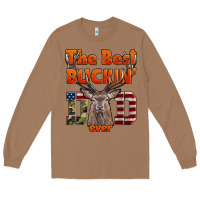 Toasted Coconut The Best Bucking Dad Ever Long Sleeve Tee - LillyAllenDesigns