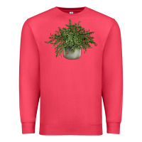 Cardinal Dwarf Pomegranate Tree Illustrations Premium Sweatshirt - LillyAllenDesigns