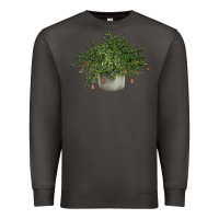 Smoke Dwarf Pomegranate Tree Illustrations Premium Sweatshirt - LillyAllenDesigns