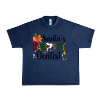 Navy santa's favorite dentist Urban Heavy Tee - AdoDesignShop