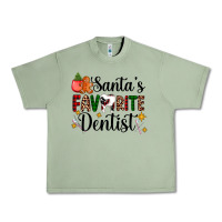 Oil Green santa's favorite dentist Urban Heavy Tee - AdoDesignShop