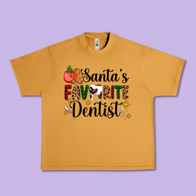 Santa's Favorite Dentist Urban Heavy Tee Designed By Adodesignshop