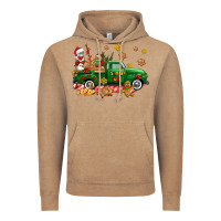 Vintage Coffee santa fuel   cookies truck Vintage Hoodie - AdoDesignShop