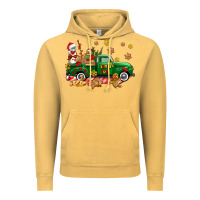 Vintage Mustard santa fuel   cookies truck Vintage Hoodie - AdoDesignShop