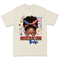 Bone American babe afro messy bun Premium Tee - texasbilliewilder