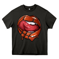 Asphalt sports lips basketball Heavy Core Tee - texasbilliewilder