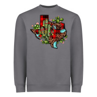 Storm cactus christmas texas map Heavyweight Sweatshirt - JahusDesignShop