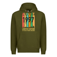 Army Green August 1997 23 Years Old 23rd Birthday Premium Hoodie - Bettercallsaul