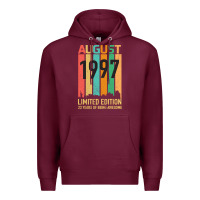 Burgundy August 1997 23 Years Old 23rd Birthday Premium Hoodie - Bettercallsaul