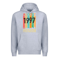 Heather Grey August 1997 23 Years Old 23rd Birthday Premium Hoodie - Bettercallsaul