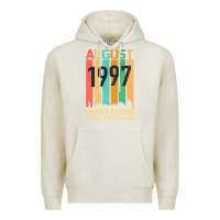 Oatmeal Heather August 1997 23 Years Old 23rd Birthday Premium Hoodie - Bettercallsaul