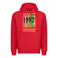 Red August 1997 23 Years Old 23rd Birthday Premium Hoodie - Bettercallsaul