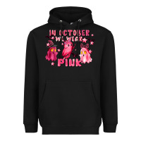 Black in october we wear pink Heavyweight Hoodie - LillyAllenDesigns