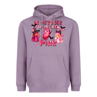In October We Wear Pink Heavyweight Hoodie | Teevron