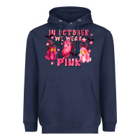Navy in october we wear pink Heavyweight Hoodie - LillyAllenDesigns