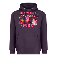 Plum in october we wear pink Heavyweight Hoodie - LillyAllenDesigns
