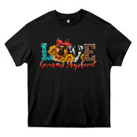Black love german shepherd Heavy Core Tee - Artiststas