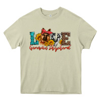 Mossy love german shepherd Heavy Core Tee - Artiststas