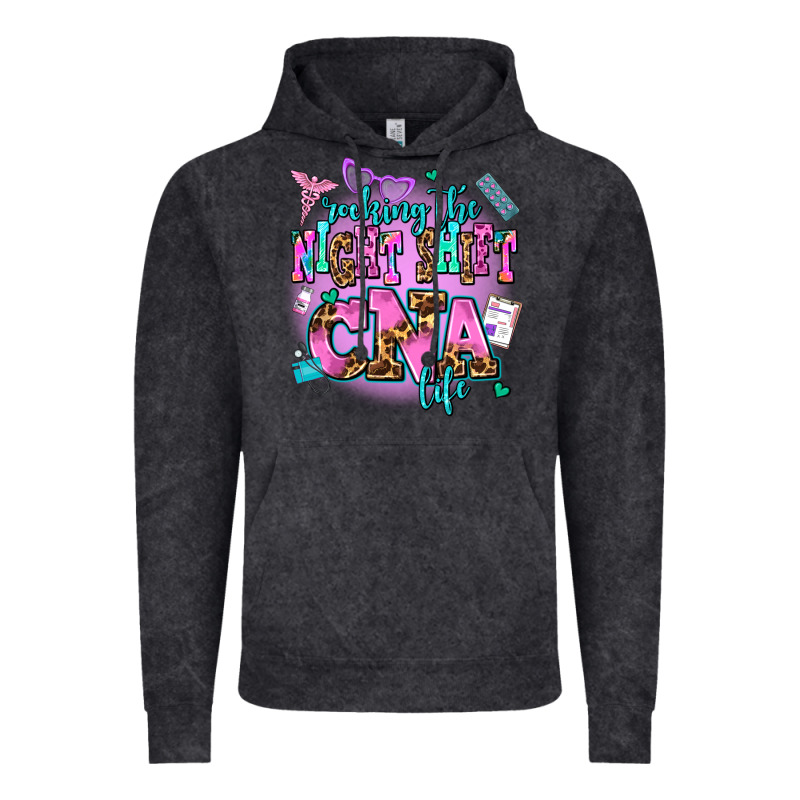 Rocking The Night Shift Cna Life Vintage Hoodie by AdoDesignShop | Teevron