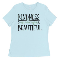 Baby Blue kindness Ladies Tee - Unal Design
