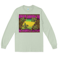 Matcha mardi gras  leopard pink glitter Long Sleeve Tee - BarkalooDesign