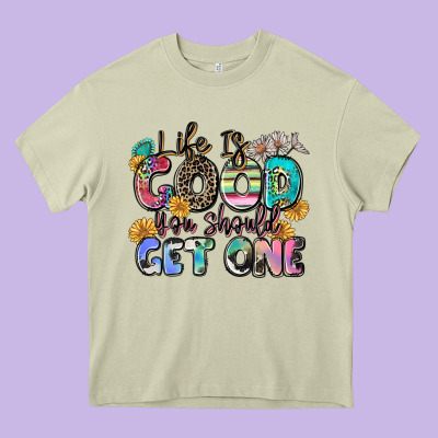 Life Is Good You Should Get One Heavy Core Tee Designed By Zillion Design Studio