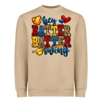 Mushroom hey batter batter swing softball Heavyweight Sweatshirt - Jasminsmagicworld