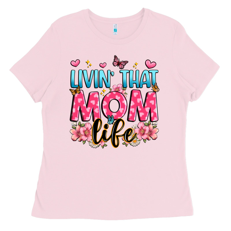 Livin' That Mom Life Ladies Tee by JahusDesignShop | Teevron