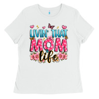 White livin' that mom life Ladies Tee - JahusDesignShop