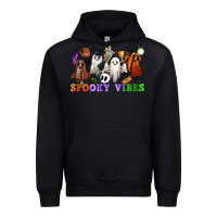 Black spooky vibes sports ghosts Urban Hoodie - CowGirlArtShop
