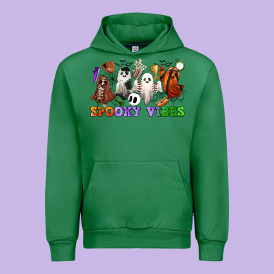 Spooky Vibes Sports Ghosts Urban Hoodie Designed By Cowgirlartshop