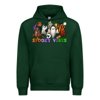 Forest Green spooky vibes sports ghosts Urban Hoodie - CowGirlArtShop