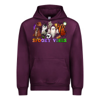 Mauve Wine spooky vibes sports ghosts Urban Hoodie - CowGirlArtShop