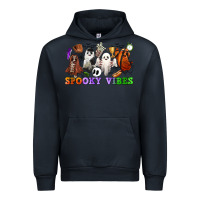 Navy spooky vibes sports ghosts Urban Hoodie - CowGirlArtShop