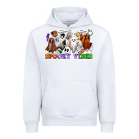 White spooky vibes sports ghosts Urban Hoodie - CowGirlArtShop