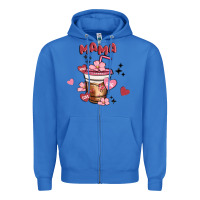True Royal mama coffee cups Zipper Hoodie - MaliasSmallBusiness