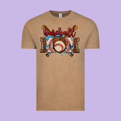 Baseball Mom Vintage Tee Designed By Adodesignshop