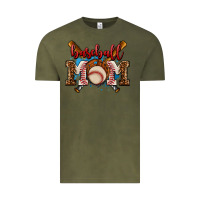 Vintage Olive baseball mom Vintage Tee - AdoDesignShop