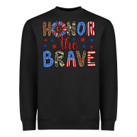 Black honor the brave Heavyweight Sweatshirt - Artiststas
